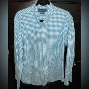 Ralph Lauren Mens Button Down Shirt. XL